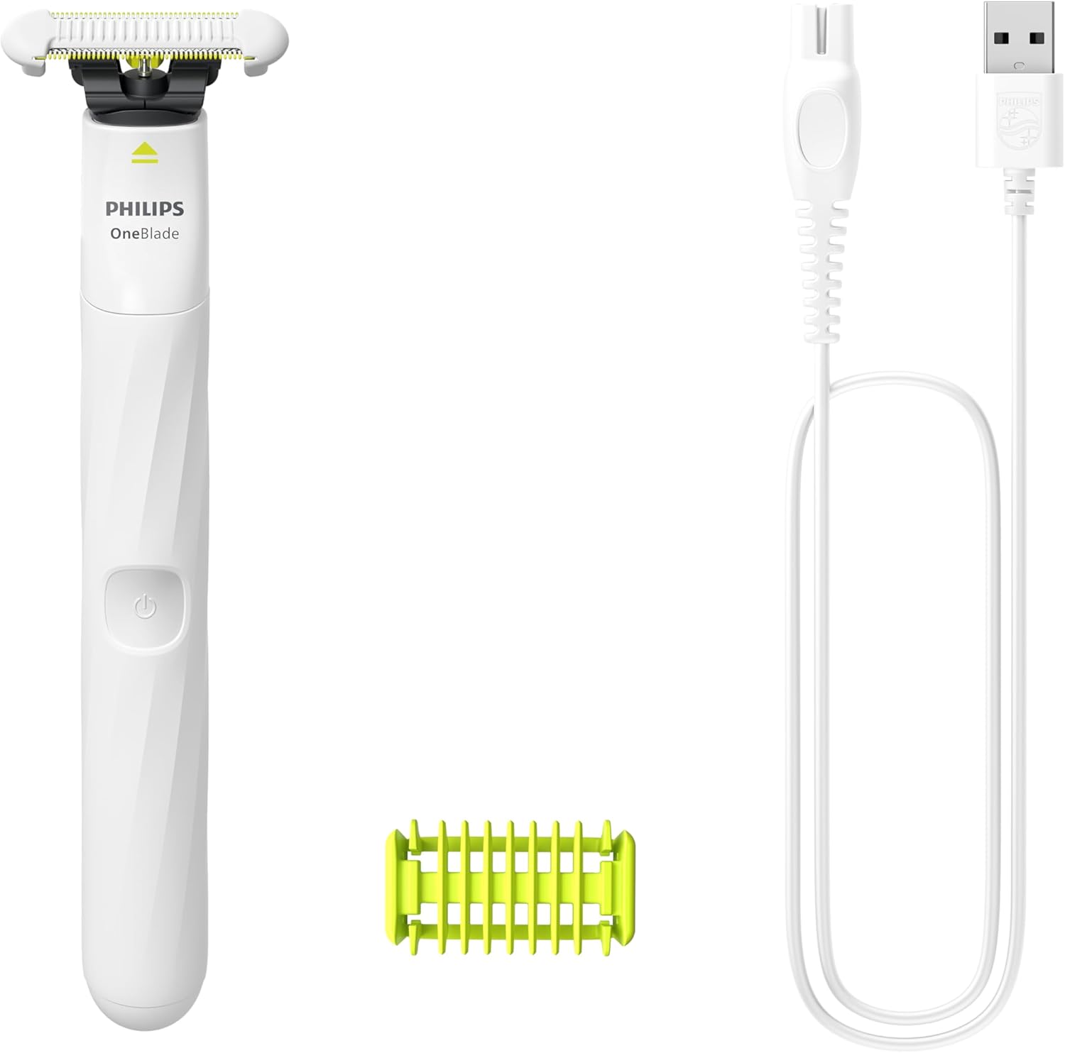Aparador de Pelos Íntimo Philips OneBlade Intimate QP1924/10 - Bivolt e À Prova d'Água