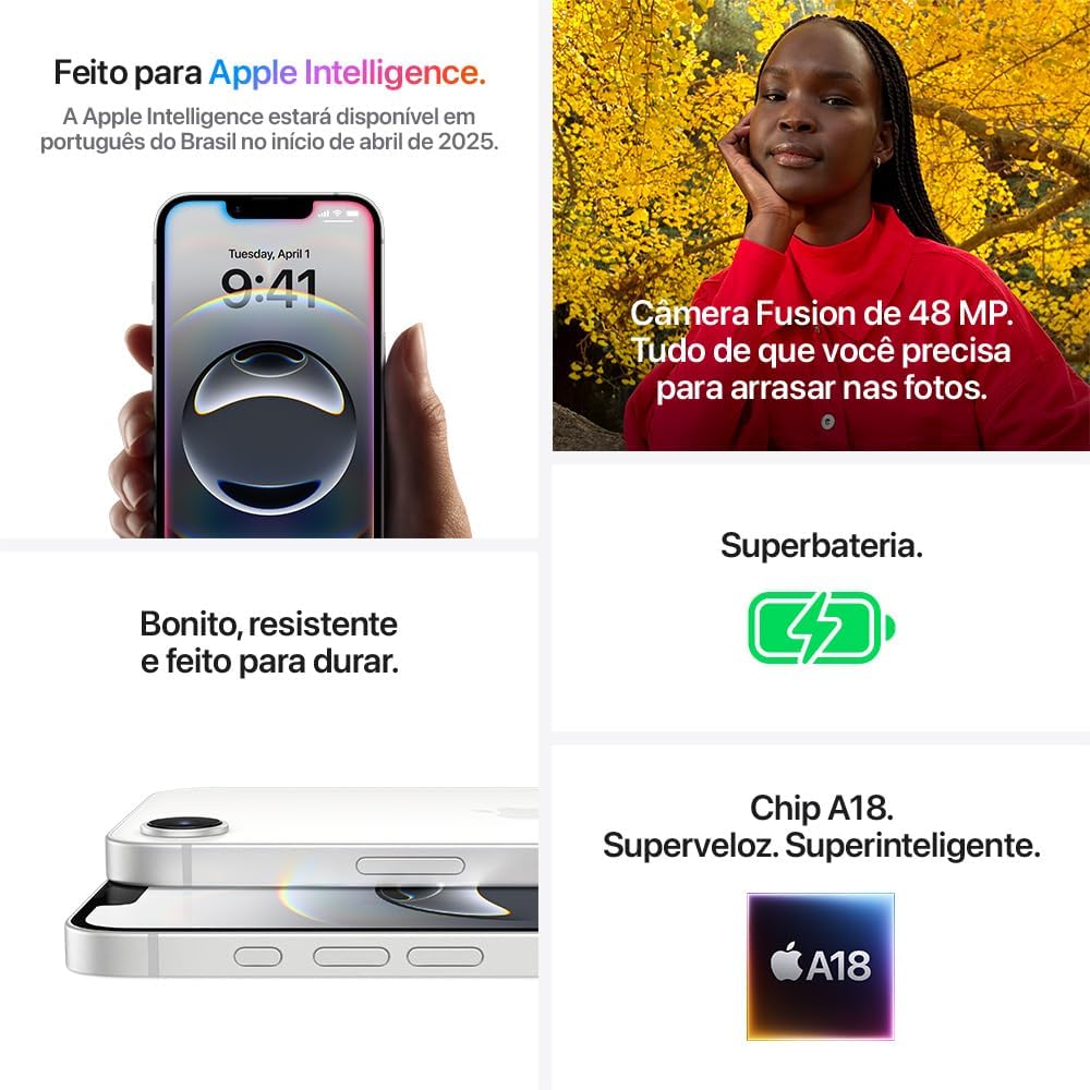 Apple iPhone 16 com Chip A18 e Apple Intelligence — foto 5