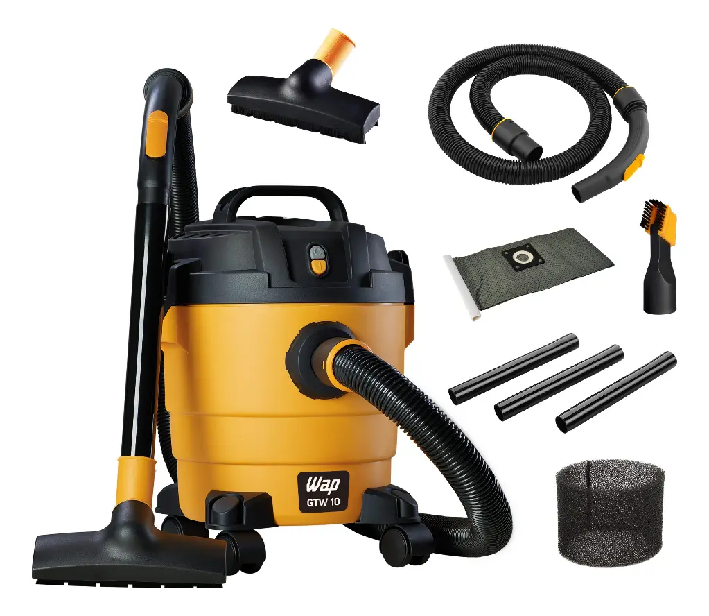 Aspirador de Pó e Água WAP GTW 10 - 1400W Bivolt com Bocal de Sopro