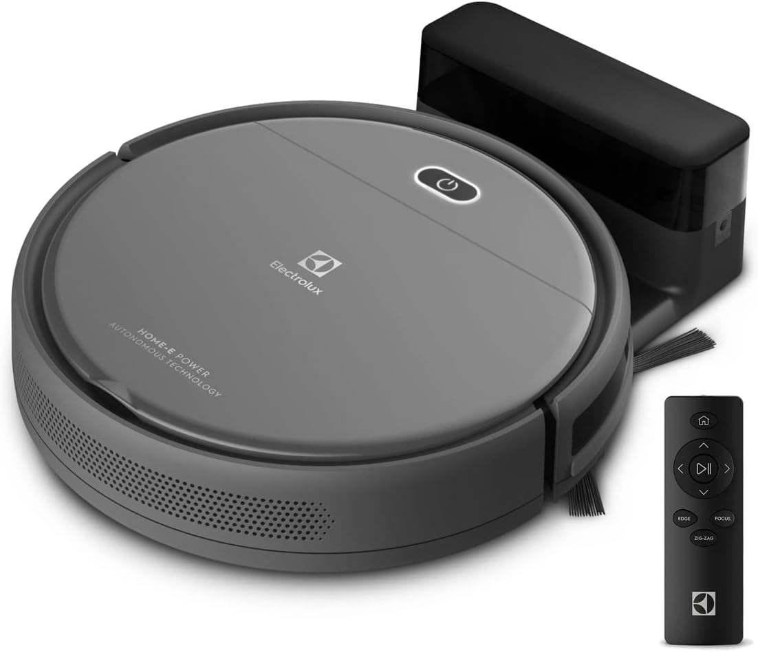 Aspirador de Pó Robô Electrolux ERB30 3 em 1 Controle Remoto Bivolt Preto