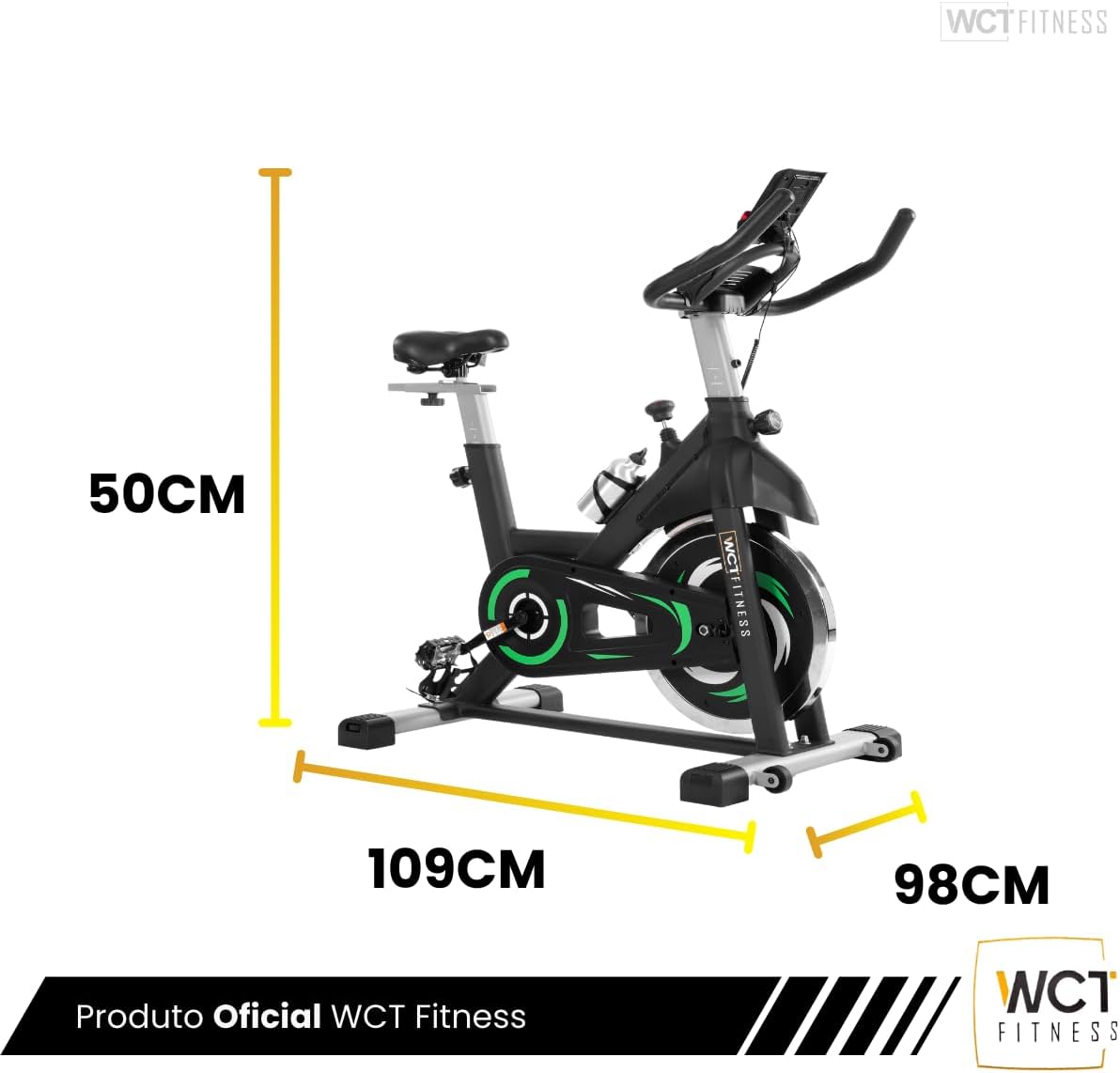 Bicicleta Ergométrica com Assento Ajustável e Monitor de Exercícios — foto 4
