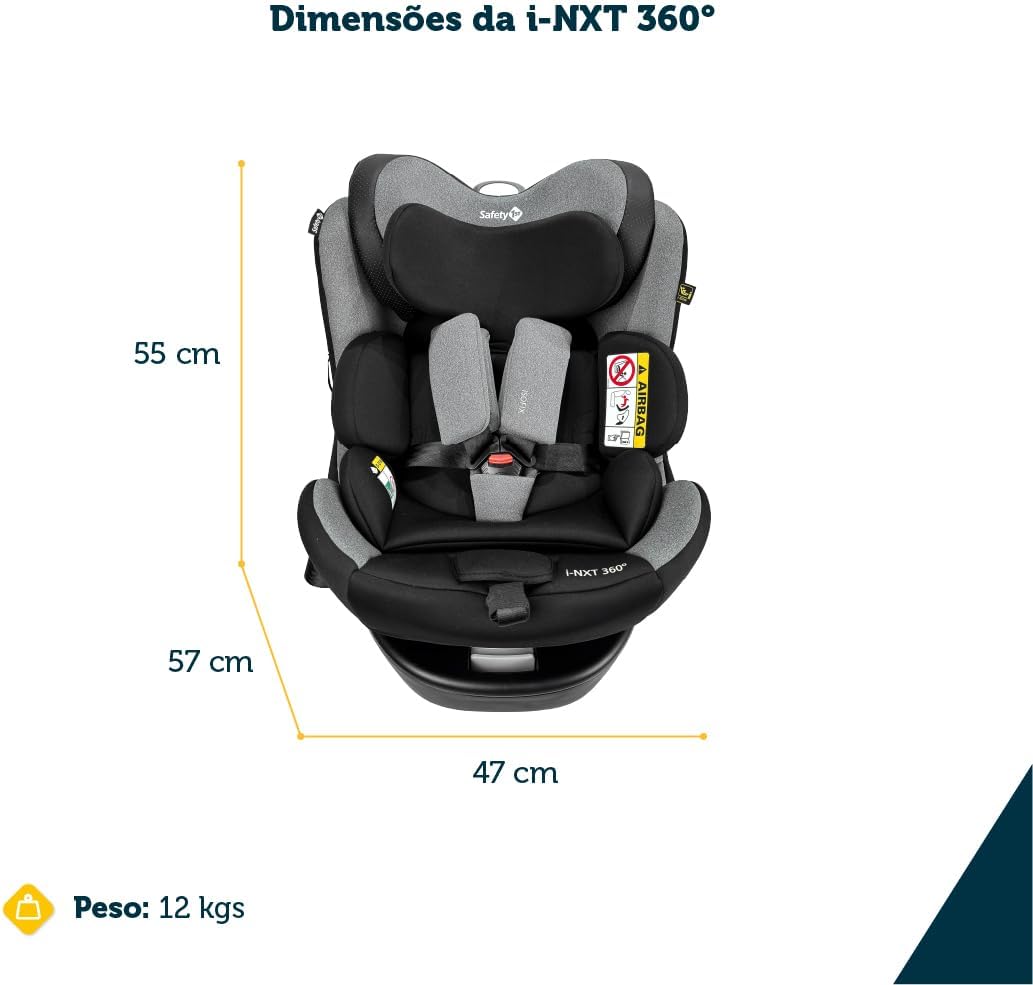 Safety 1st i-NXT Cadeirinha para Auto Giro 360 Graus Isofix 0 a 36kg — foto 3