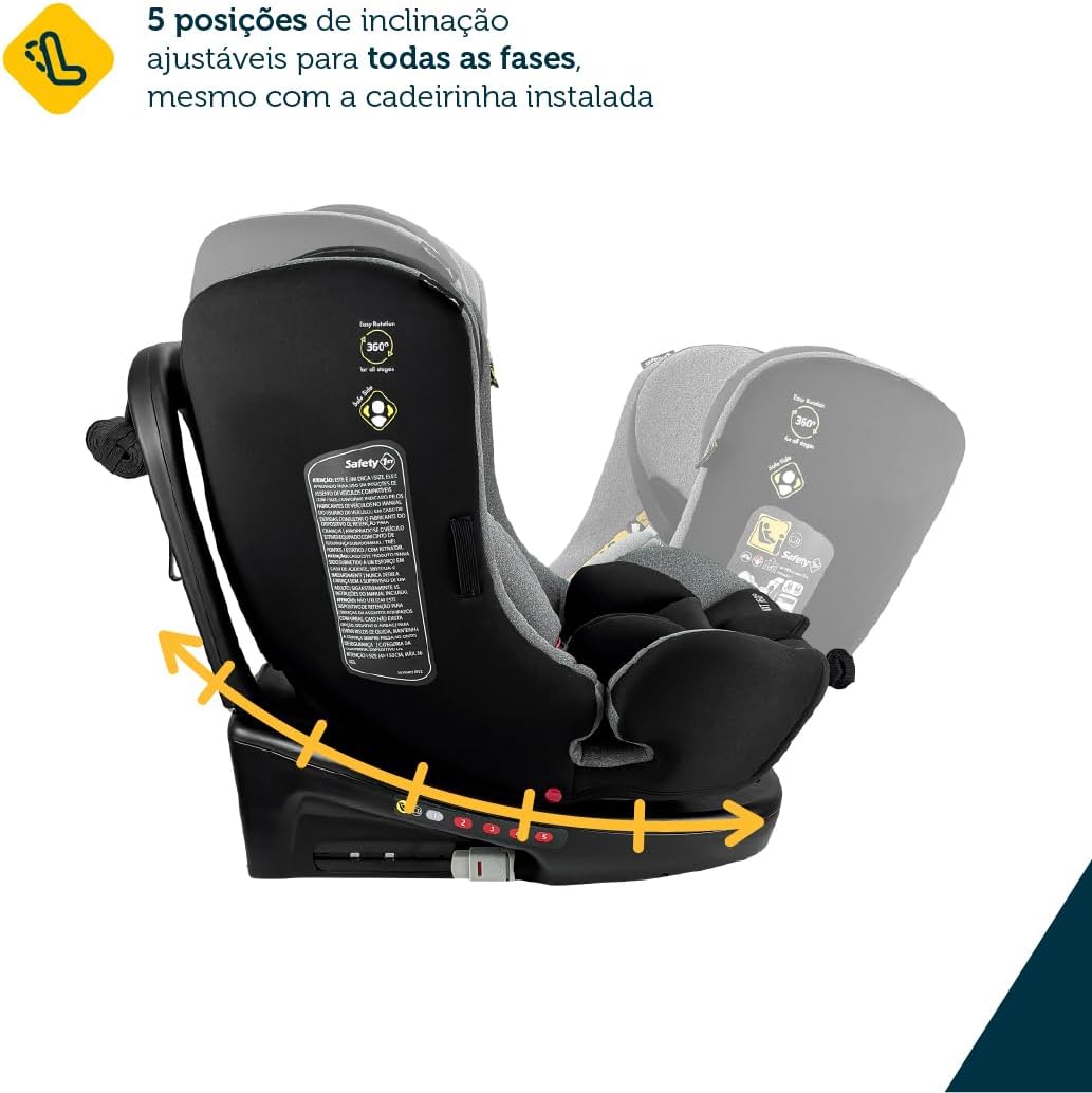 Safety 1st i-NXT Cadeirinha para Auto Giro 360 Graus Isofix 0 a 36kg — foto 5
