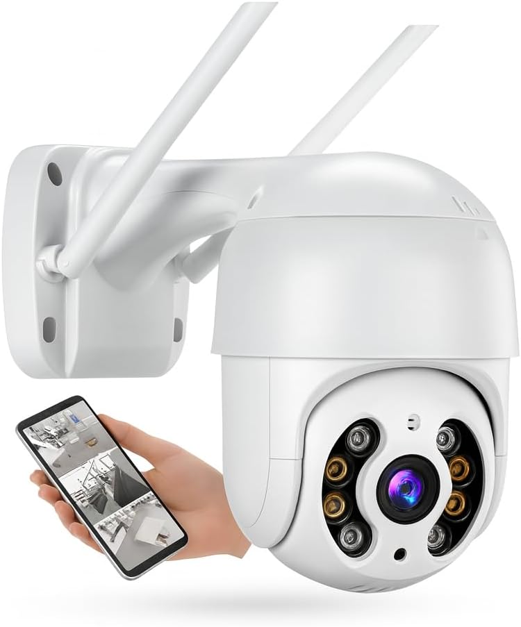 Câmera de Segurança Wi-Fi Externa IP A8 - Visão Noturna e Monitoramento em Tempo Real