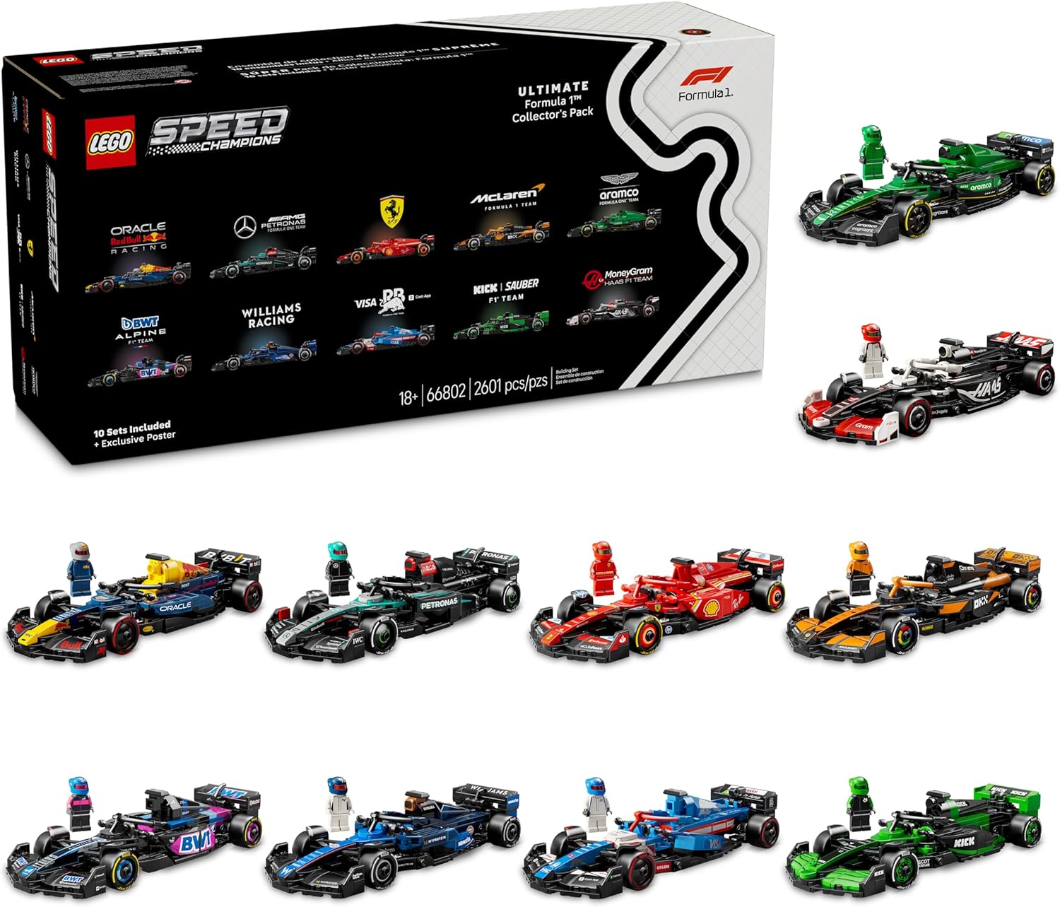 LEGO Speed Champions 66802 - Conjunto de Montagem Multicolorido