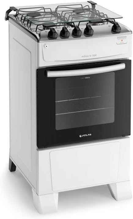 Fogão Atlas 50L Inox com Acendimento Automático Total