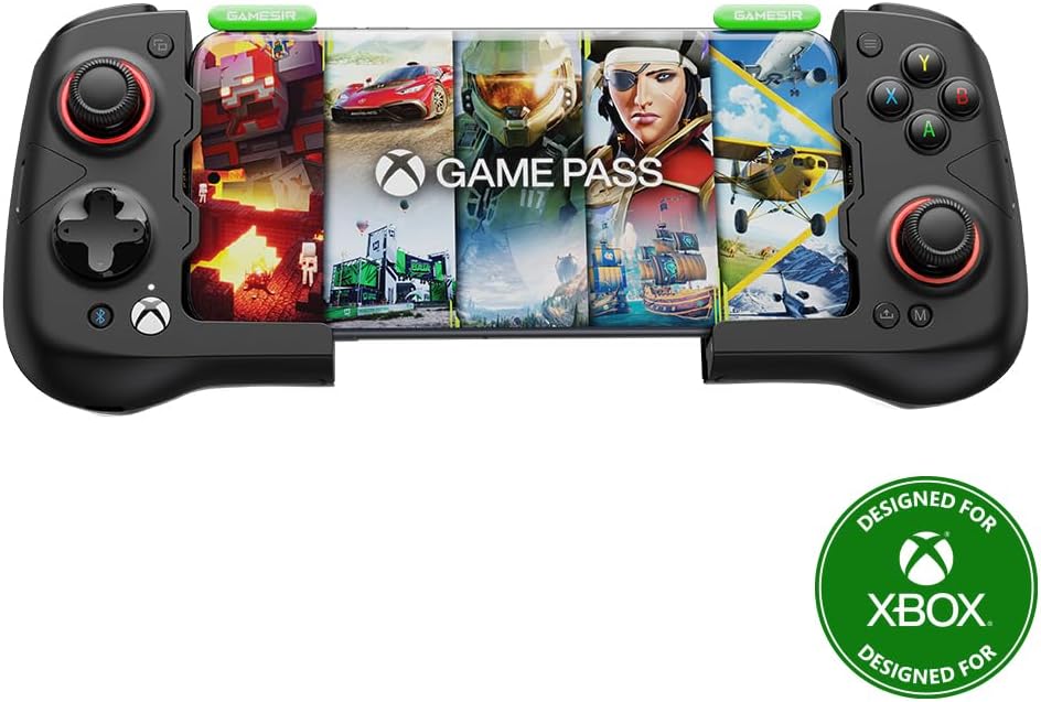 GameSir X4 Aileron Controle Bluetooth Gamer para Android com Hall Effect – Gamepad Sem Drift, Design Dividido Portátil com Estojo, Baixa Latência