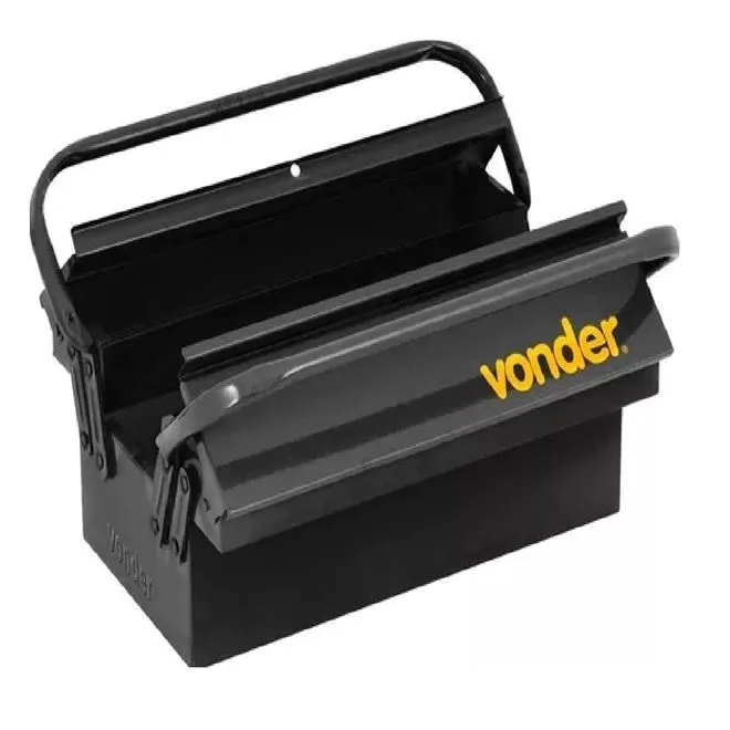 Caixa de Ferramentas Vonder 40x19x16cm com 3 Gavetas