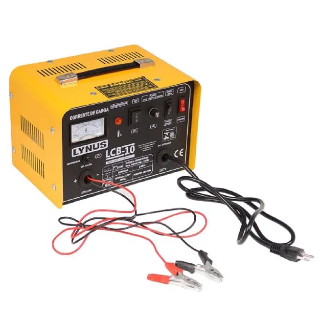 Carregador de Bateria 10A 12/24V LCB-10 220V - LYNUS