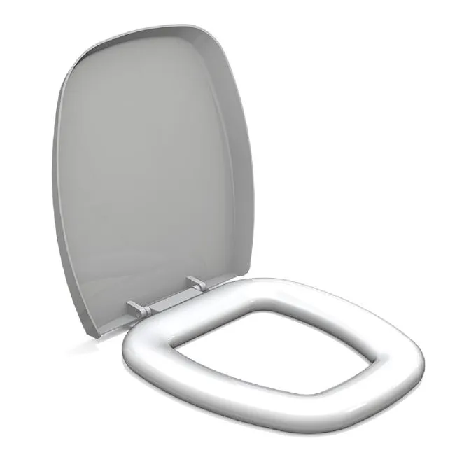 Assento Sanitário Almofadado Luxo Thema Branco - DURIN