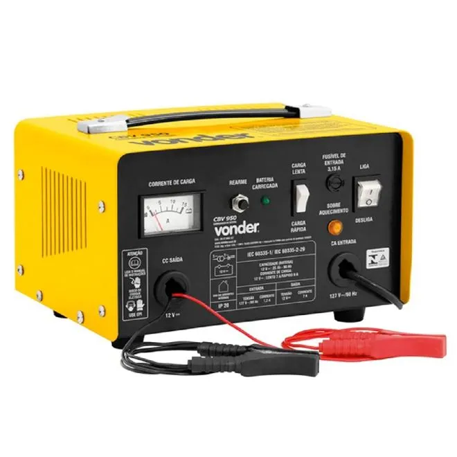 Carregador de Bateria 12V CBV 950 - VONDER