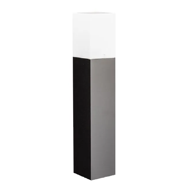 Balizador Garten Alumínio 30cm Preto Lente Acrílica - BLUMENAU