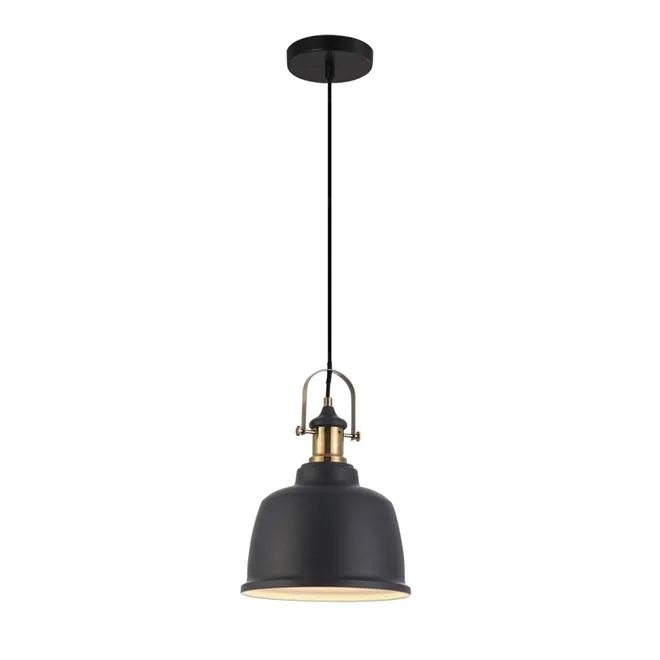 Pendente Soho Vintage Preto - Blumenau - Vidro Âmbar