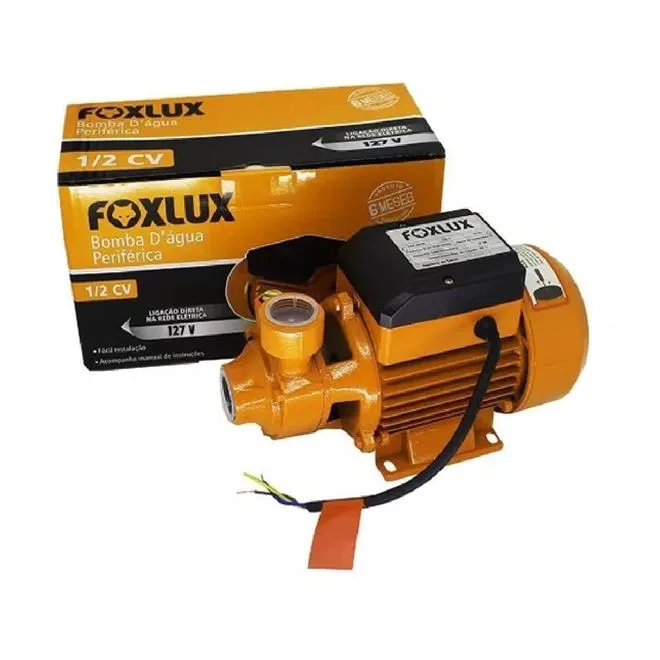 Bomba d'água periférica Foxlux ½ CV 220V