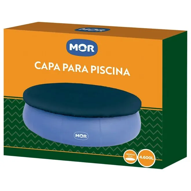Capa Piscina Inflável Mor 4.600 Litros Azul — foto 4