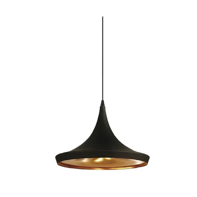 Pendente TASCHIBRA TD900 1xE27 Preto/Dourado
