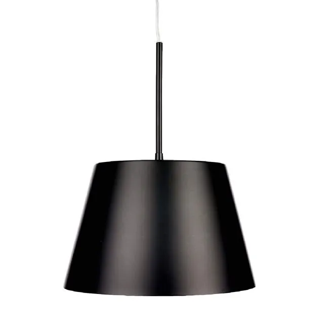 Luminária Pendente Bella SE529P Metal Preto 28,5cm