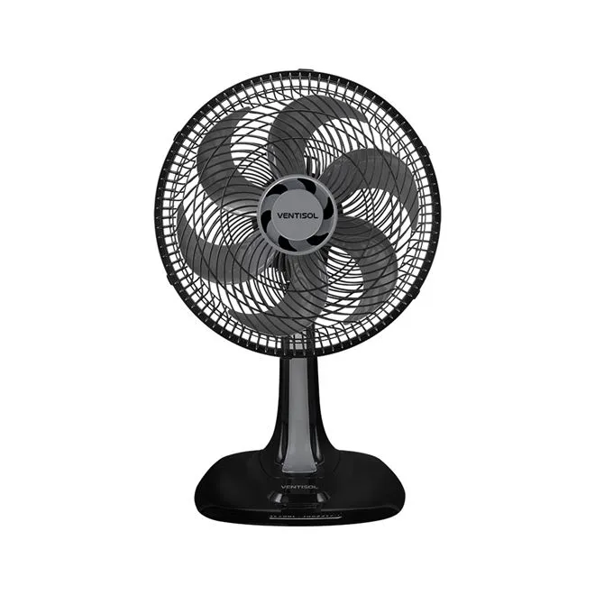 Ventilador de Mesa Turbo 30cm 6 Pás Oscilante VENTISOL