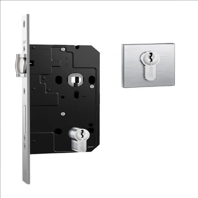 Fechadura Externa Classic 4000 Inox Escovado - STAM