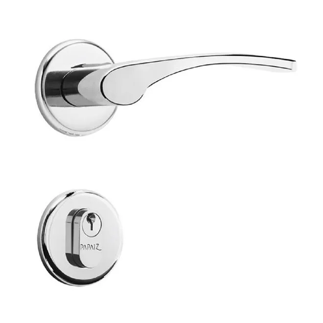 Fechadura PAPAIZ 357 R182 Living MZ700 Cromado Externa