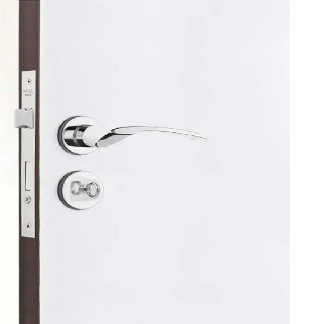 Fechadura para banheiro PAPAIZ MZ690 cromada 40mm