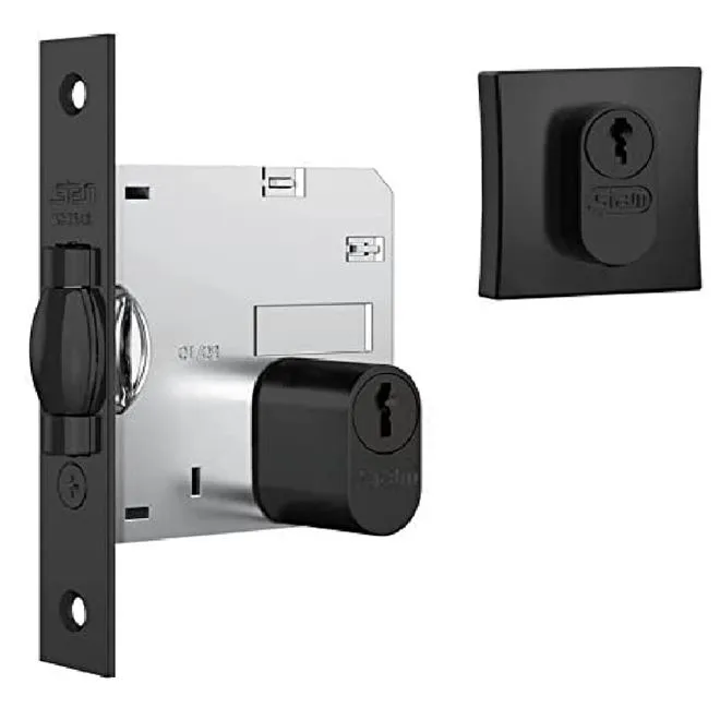 Fechadura Pivotante 1005 Rolete Quadrado Black - STAM