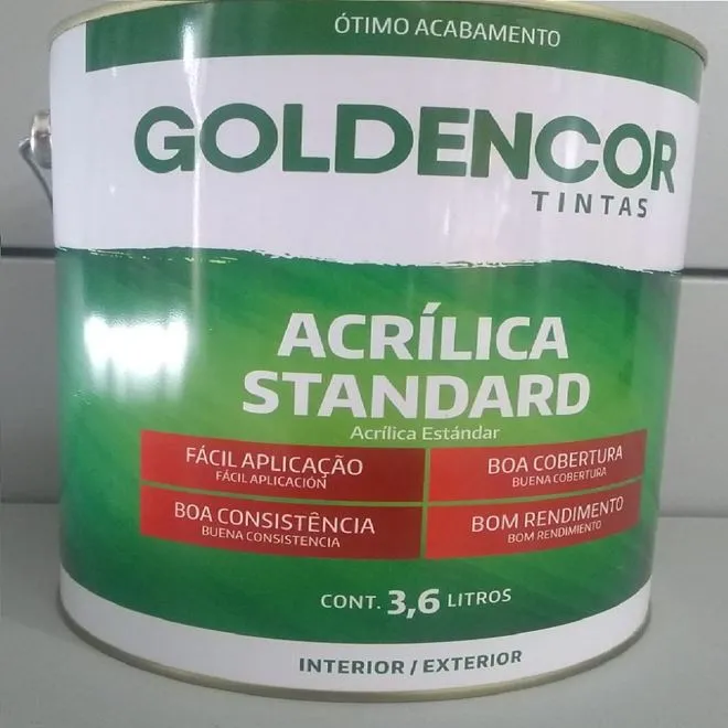 Tinta Acrílica Semi-Brilho Branco 3,6L - GOLDEN