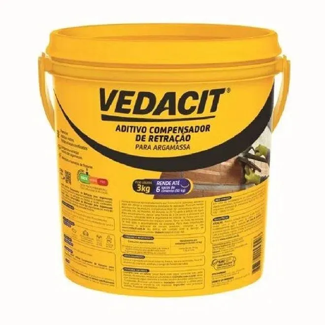 Aditivo Compensador Expansor 3kg Branco - VEDACIT