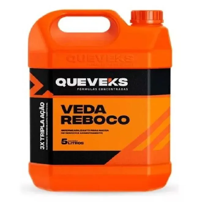 Veda Reboco 5L - QUEVEKS Impermeabilizante Plastificante