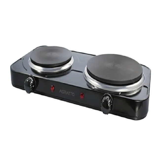 Fogão Elétrico Agratto FMP-02 de Mesa Preto 2500W