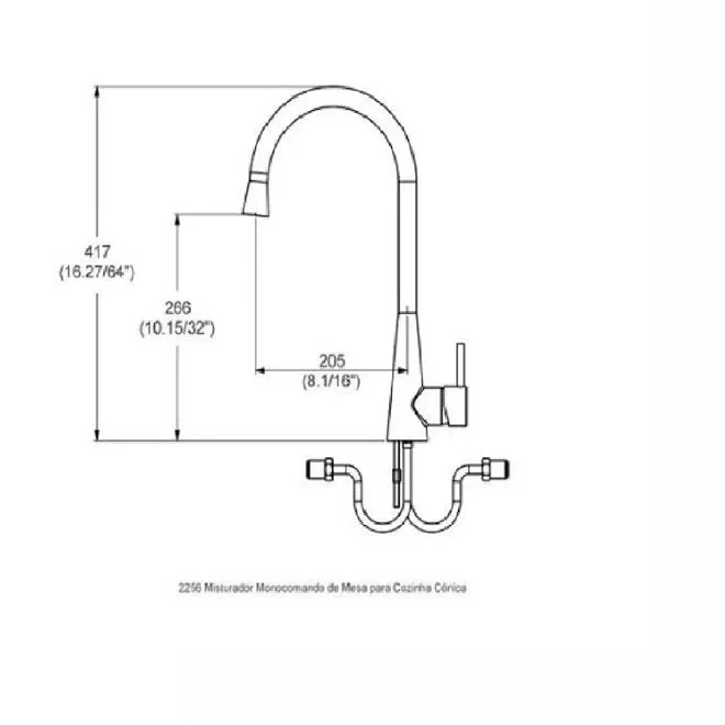Misturador Monocomando para Cozinha Conic - PERFLEX — foto 4