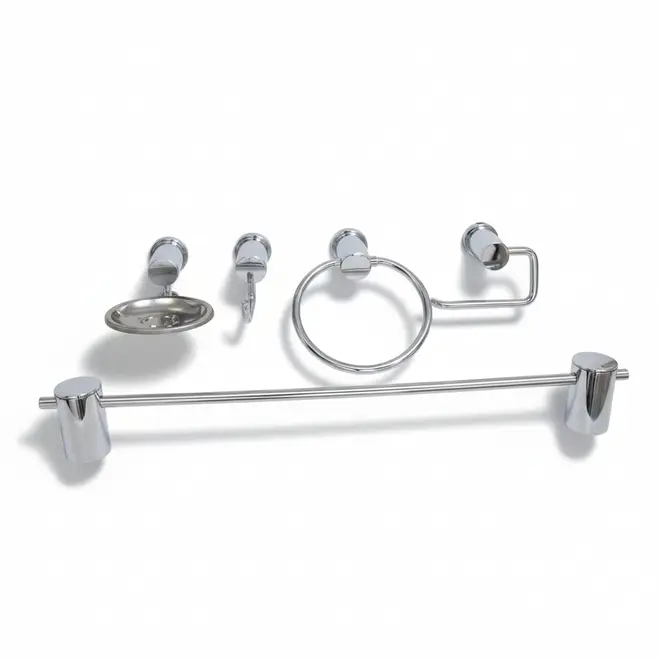 Kit de Acessórios para Banheiro 5 Peças Classic - CLIUS