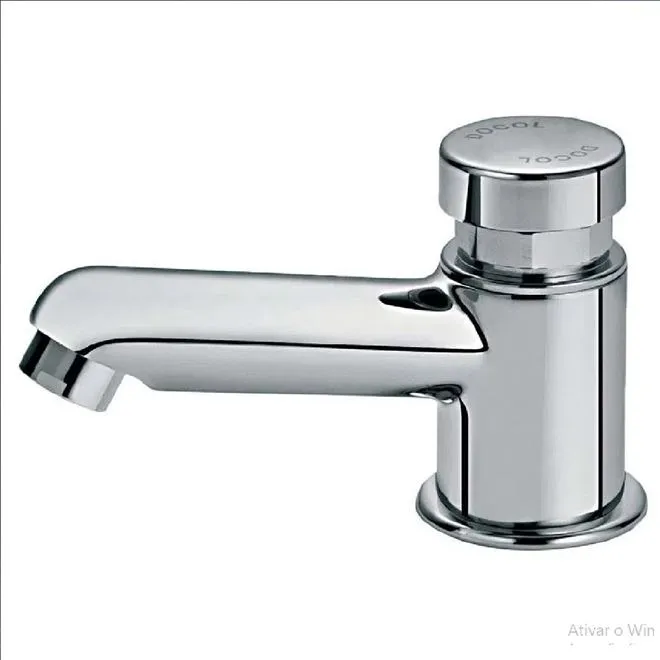 Torneira para Lavatório Pressmatic Compact Cromada - DOCOL