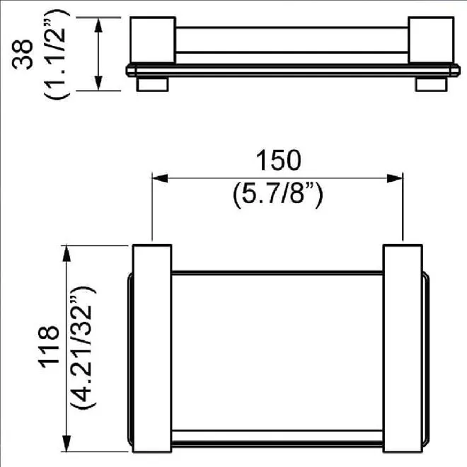 Saboneteira de Parede Trend C83 - PERFLEX — foto 3
