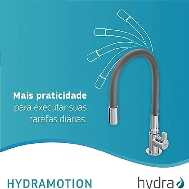 Torneira bancada cinza 1/4 de volta - HYDRA — foto 5