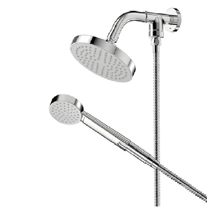 Chuveiro Redondo com Desviador R150 Eden Cromado - DOCOL