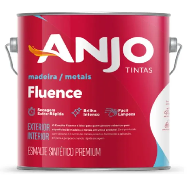 Tinta Esmalte Sintética Fluence Premium 3.6L Areia - ANJO