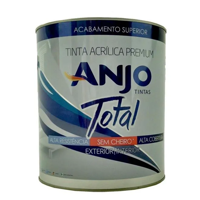 Tinta Acrílica Total Fosco Premium 3,6L Branco - ANJO