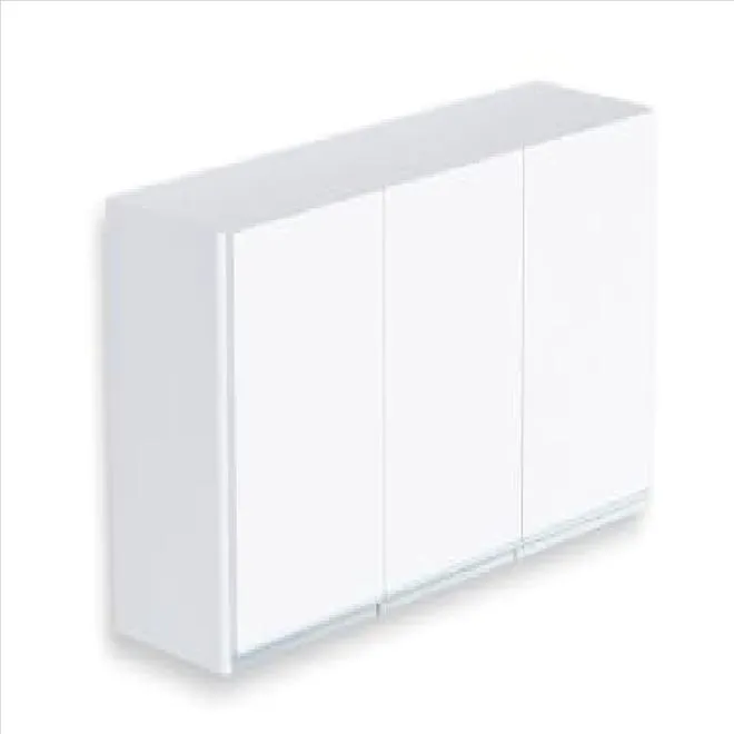 Armário Aéreo 3 Portas 106cm Branco Texturizado - RORATO