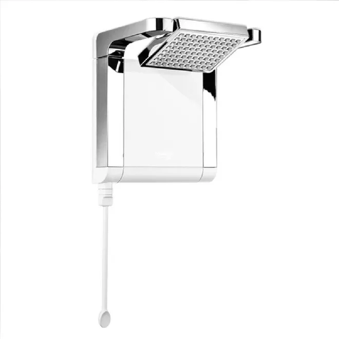 Chuveiro Eletrônico Lorenzetti Acqua Star Ultra 7800W 220V Branco e Cromado