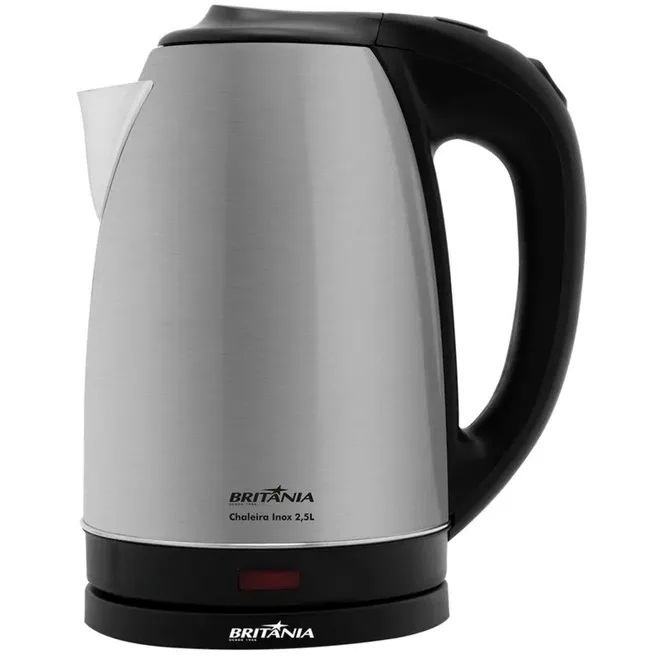Chaleira Elétrica Britânia Inox 2,5L com Desligamento Automático