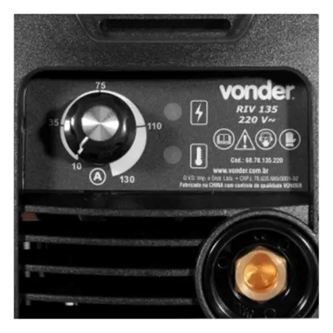 Máquina Inversora de Solda Bivolt RIV135 - VONDER — foto 3