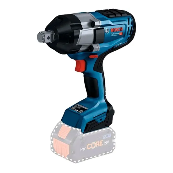 Chave de Impacto a Bateria Bosch GDS 18V-1050 BITURBO BRUSHLESS 18V com Bateria