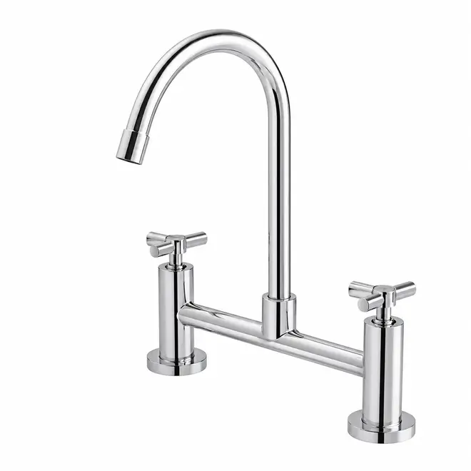 Misturador de Mesa para Cozinha DOCOL Trio Cromado