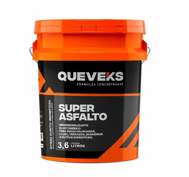 Impermeabilizante Super Asfalto 3,6 Litros Queveks