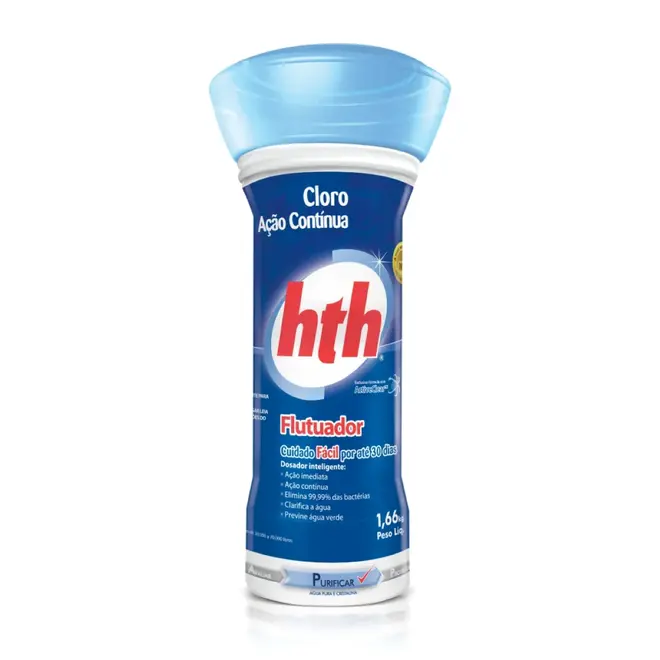 Flutuador Grande HTH Cloro para Piscinas - 1,66 kg