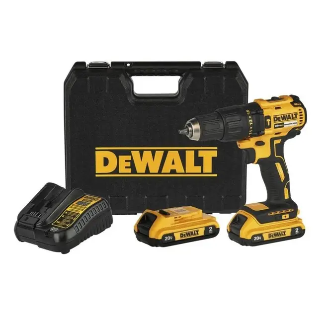 Parafusadeira e Furadeira de Impacto Dewalt DCD7781D2BR 20V Max 1/2'' com 2 Baterias e Carregador