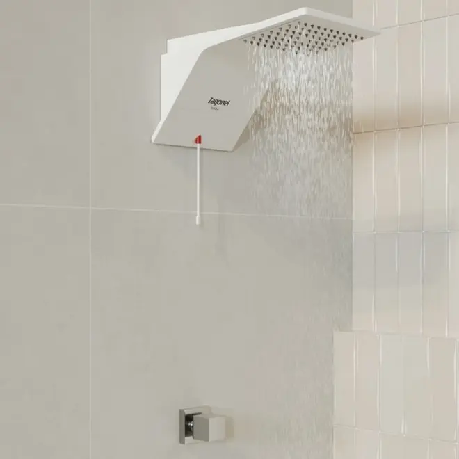Ducha Eletrônica Zagonel Ducali 220V 7500W Branco — foto 3