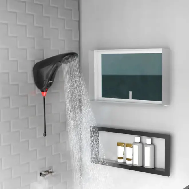 Ducha Eletrônica Zagonel Sublime 220V 7500W Preto — foto 3