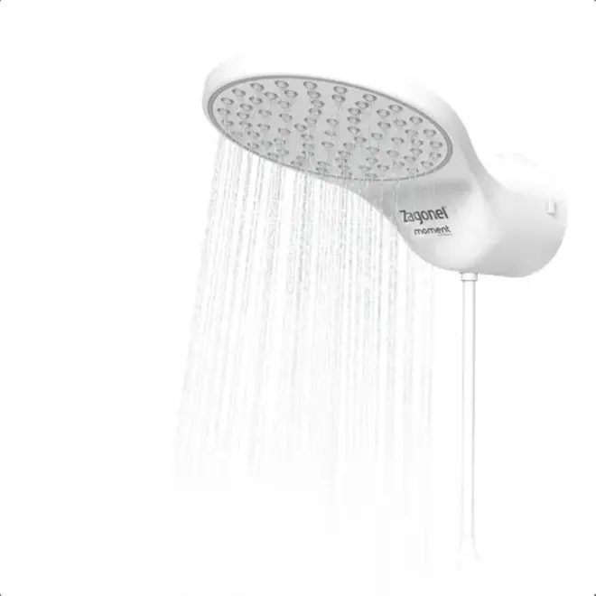 Ducha Moment Eletrônica Zagonel 220V 7500W Branco — foto 4
